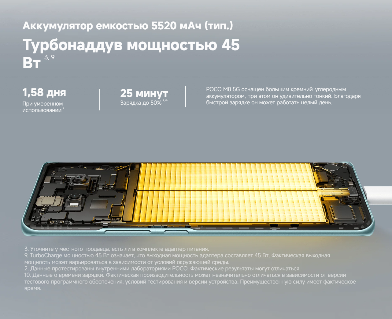 thumb картинка Смартфон Poco M8 5G 8/256 Gb от магазина Fastoo