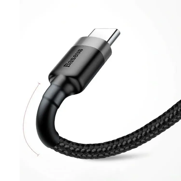 thumb картинка Кабель Baseus Cafule Series Data Cable USB for Type-C 2А 3м от магазина Fastoo