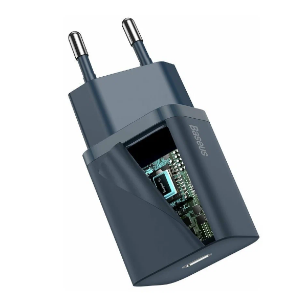 картинка Сетевое зарядное устройство Baseus Super Si Quick Charger 1C 20W EU Sets от магазина Fastoo