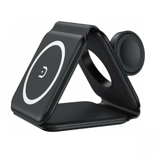 thumb картинка Беспроводное зарядное устройство ISA 3-in-1 Magnetic Wireless Charger от магазина Fastoo