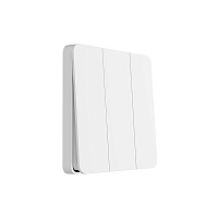 картинка Выключатель настенный Yeelight Smart Switch Light (трехклавишный) магазин Fastoo являющийся официальным дистрибьютором в России 