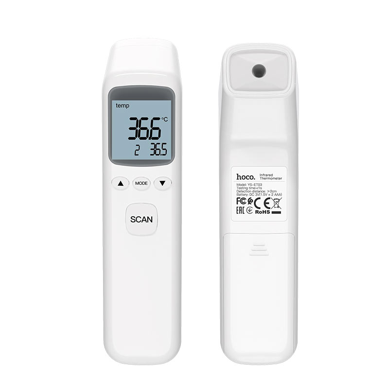 thumb картинка Термометр бесконтактный инфракрасный Hoco YS-ET03  от магазина Fastoo